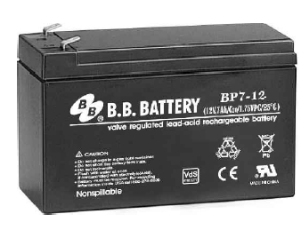 BP7-12, Герметизированные клапанно-регулируемые необслуживаемые свинцово-кислотные аккумуляторные батареи