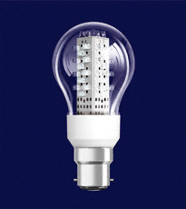 CL A 15 CL CW B22, Светодиодная лампа 2Вт, холодный белый свет, цоколь B22, колба A40