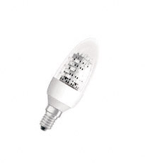 CL B 15 CL WW E14, Светодиодная лампа 1.6Вт, теплый белый свет, цоколь E14, колба прозрачная
