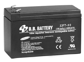 EP7-12, Герметизированные клапанно-регулируемые необслуживаемые свинцово-кислотные аккумуляторные батареи