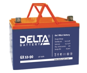 Delta_GX12-90, Свинцово-кислотные аккумуляторы, выполненные по технологии GEL