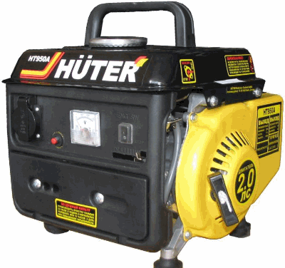 HT950A, Портативный бензогенератор HUTER HT950A