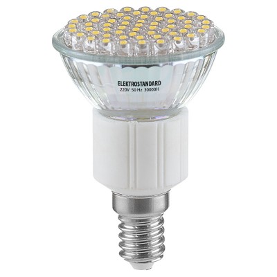 JDR-60LED E14 AC 220V, Лампа светодиодная JDR-60LED E14 AC 220V 120° белый