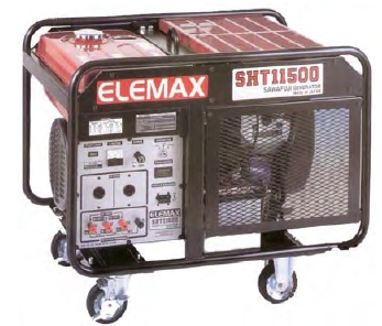 SH11500R, Бензогенератор Elemax с двигателем HONDA GX620 для эксплуатации в тяжелых условиях