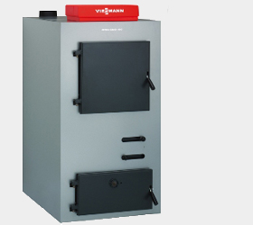 Vitoligno 100-S-25, Твердотопливный котёл для работы на древесных поленьях
